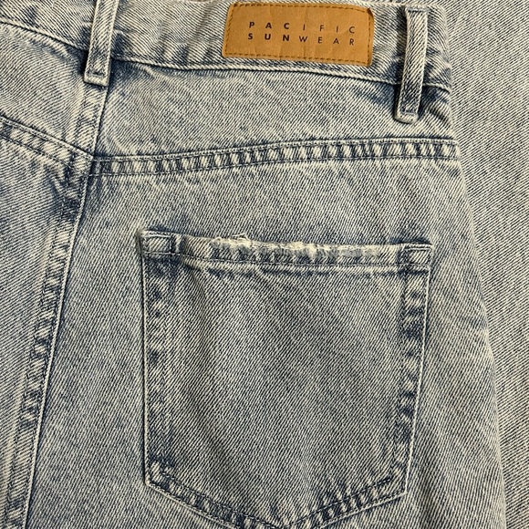 PacSun Light Blue Distressed Ankle Jeans - Picture 7 of 7